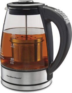Best Buy: Hamilton Beach 1.7-Liter Variable Temperature Electric Kettle  Silver 40941R