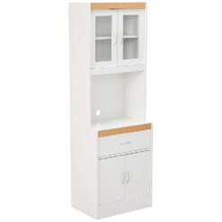 Hodedah Kitchen Cabinet in White