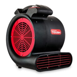 Hyper Tough 1/4 HP 2-Speed Utility Fan, Air Mover, Floor Carpet Dryer with 15ft Powercord, Black