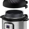Instant Pot Duo Crisp 11-in-1 Air Fryer and Electric Pressure Cooker Combo with Multicooker Lids that Air Fries, Steams, Slow Cooks, Sautés, Dehydrates and More, Free App With 1900 Recipes, 6 Quart
