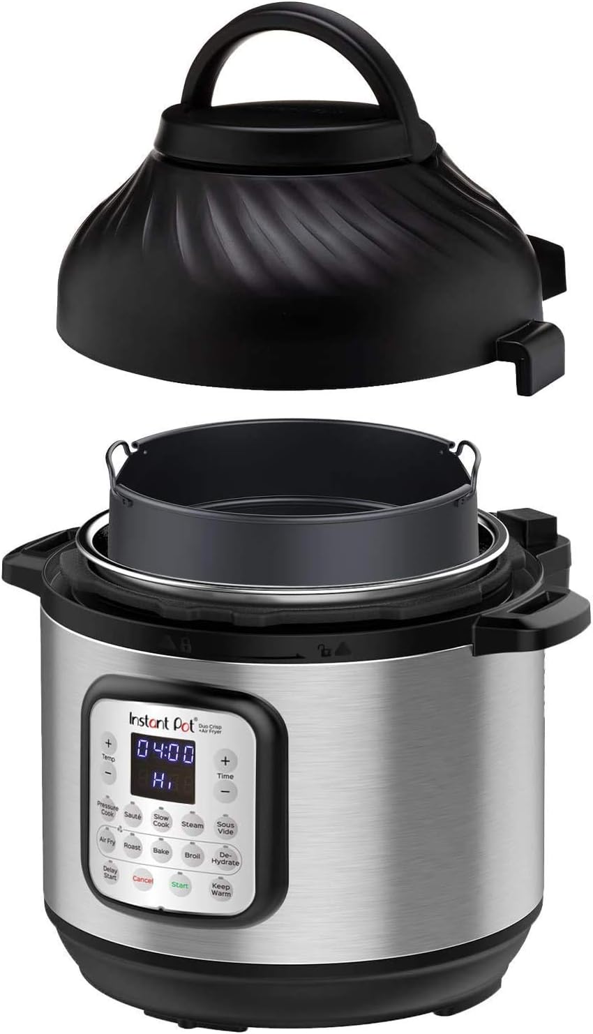 Instant Pot Duo Crisp 11-in-1 Air Fryer and Electric Pressure Cooker Combo  with Multicooker
