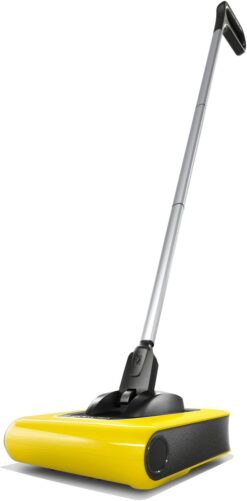 Karcher - KB 5 Electric Floor Sweeper Broom - Multi-Surface - Lightweight and Cordless - Ideal for Fur, Hair, Dirt, & Debris - 8.25
