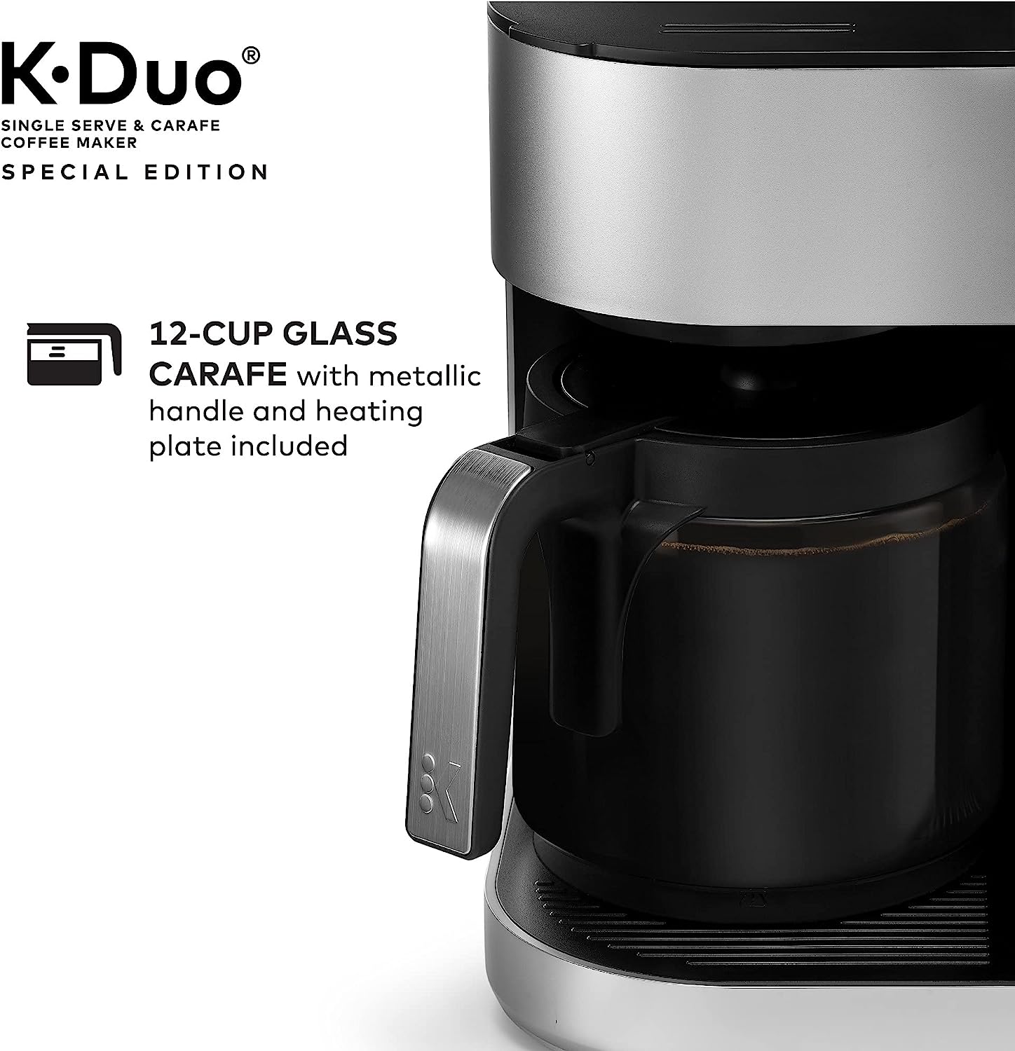 Keurig K-Duo Black Single Serve & Carafe Coffee Maker