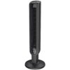 Lasko 3- Speed Oscillating Tower Fan with Timer and Remote, T36211, Black