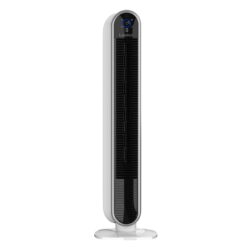 Lasko Smart Tower Fan Powered by Aria, Wi-Fi Connected, Alexa, Google Assistant, 5 Speeds, 40”, White T40735