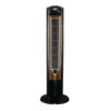 Lasko T42950 Wind Curve 42 Inch Tower Fan with Remote Control, Black Woodgrain