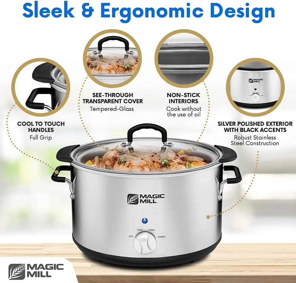 Magic mill slow cooker / crock pot-Available in 2 sizes