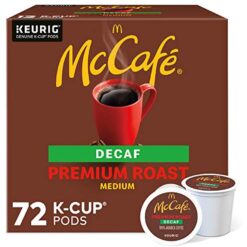 McCafé Decaf Premium Medium Roast K-Cup Coffee Pods (72 Pods, 6 Packs of 12)