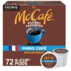 McCafe Paris Café, Single Serve Coffee Keurig K-Cup Pods, Medium Roast Coffee, 72 Count