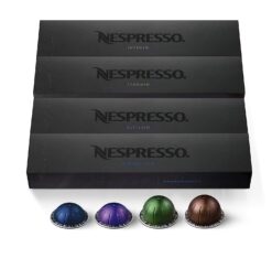 Nespresso Capsules VertuoLine, Dark Assortment Variety Pack, Dark Roast , 40 Count Coffee & Espresso Pods, Brews 7.8 oz and 1.35oz