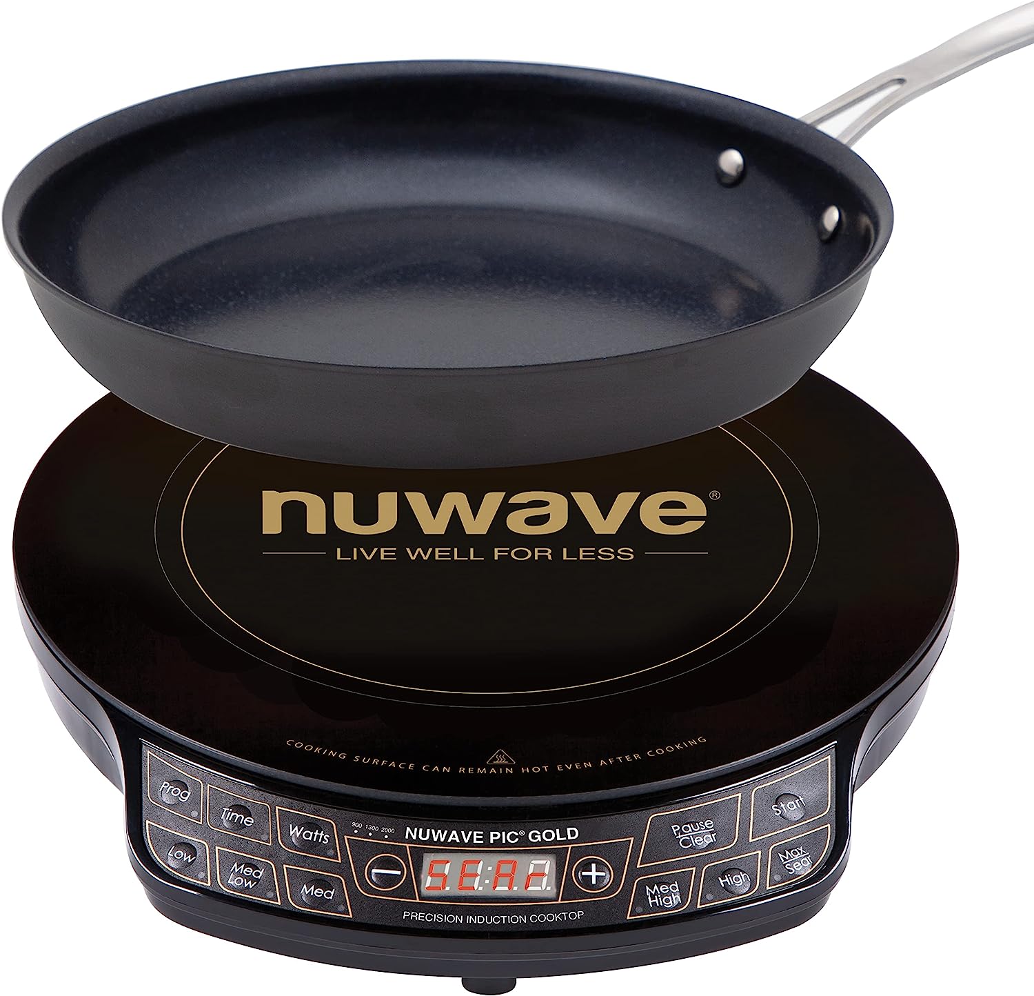 Nuwave Gold Precision Induction Cooktop, Portable, Powerful Large