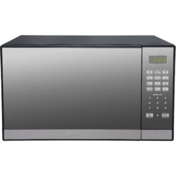 Oster 1.3 Cu. ft. Stainless Steel with Mirror Finish Microwave Oven with Grill