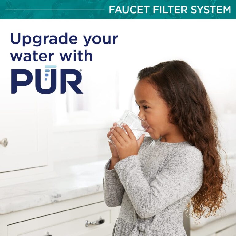 Pur Plus Faucet Mount Water Filtration System Stainless Steel Vertical For Crisp Refreshing