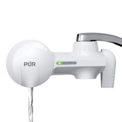 PUR PLUS Water Filtration System, White – Horizontal Faucet Mount for Crisp, Refreshing Water, PFM150W