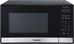 Panasonic NN-SB458S Compact Microwave, 0.9 cft, Stainless Steel