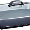Presto 06858 Slimline Skillet with Glass Cover Electric, 16 Inch, Black