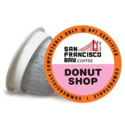 San Francisco Bay Compostable Coffee Pods - Donut Shop (80 Ct) K Cup Compatible including Keurig 2.0, Light Roast