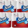 Scott Choose-A-Sheet Regular Roll Paper Towels, 6 Count (Pack of 4) White, Quick Absorbing Ridges for Easy Cleanup