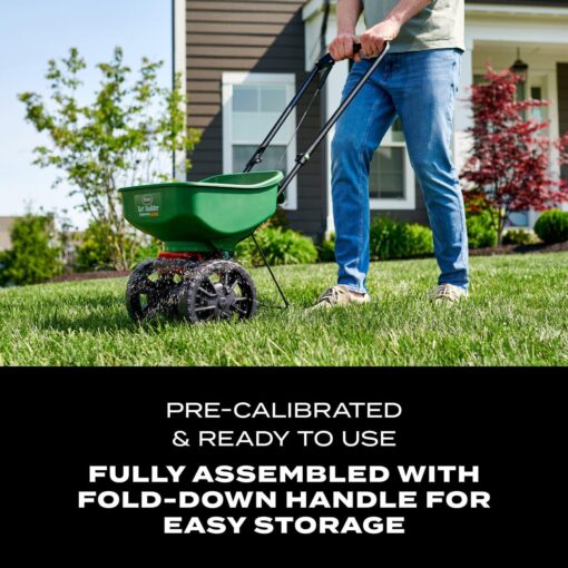 Scotts Turf Builder EdgeGuard Mini Broadcast Spreader - Holds Up to ...