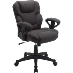 Serta Big & Tall Fabric Manager Office Chair, Supports up to 300 lbs, Gray