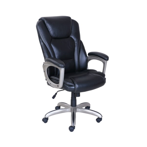 Serta Heavy-Duty Bonded Leather Commercial Office Chair with