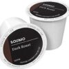 Solimo Dark Roast Coffee Pods, Compatible with Keurig 2.0 K-Cup Brewers 100 Count(Pack of 1)