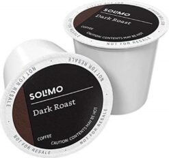 Solimo Dark Roast Coffee Pods, Compatible with Keurig 2.0 K-Cup Brewers 100 Count(Pack of 1)
