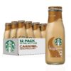 Starbucks Frappuccino Coffee Drink, Caramel, 13.7 fl oz Bottles (12 Pack)