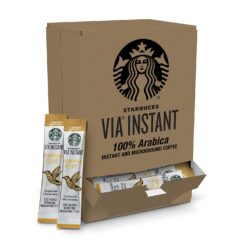 Starbucks VIA Instant Coffee Blonde Roast Packets — Veranda Blend — 1 box (50 packets)