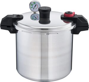 T-fal Pressure Cooker 22 Quart Pressure Canner with Pressure Control 3 PSI Settings, Cookware, Pots and Pans Silver