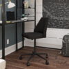 Teen Novogratz Morgan Office Chair with Casters, Gray Linen