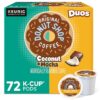 The Original Donut Shop Coconut Mocha, Single-Serve Keurig K-Cup Pods, Flavored Medium Roast Coffee, 12 Count (Pack of 6)