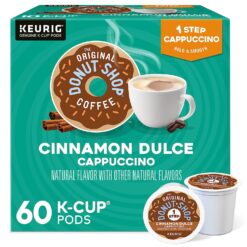 The Original Donut Shop One-Step Cinnamon Dulce Cappuccino, Keurig Single-Serve K-Cup Pods, 60 Count