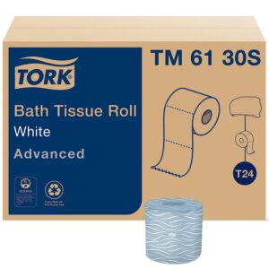 Tork Bath Tissue Roll Advanced 2-ply For everyday use at home Biodegradable 4x3.75