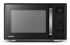 Toshiba 1.0 Cu ft Multi-Function 6 in 1 Microwave Black Stainless Steel