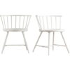 Weston Home Chelsea Dining Chair, Set of 2, White