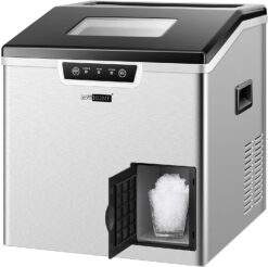 VIVOHOME 2 in 1 Countertop Ice Maker & Shaver Machine, 44lbs/day