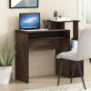 Furinno Econ Multipurpose Home Office Computer Writing Desk w/Bin, Sonoma Oak, Black