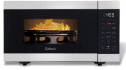 Galanz 0.9 cu. ft. Air Fry Countertop Microwave, 900 Watts, Stainless Steel