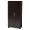Baxton Studio Marine 2 Door Entryway Shoe Storage Cabinet