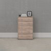 Tvilum Studio 5 Drawer Chest, Truffle Oak