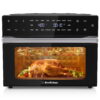 Beelicious® Smart Large Air Fryer Toaster Ovens, 30L Extra  , with Rotisserie & Dehydrator, 6 Accessories, Black