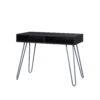 Mainstays Hairpin Writing Desk, Gray/ Black