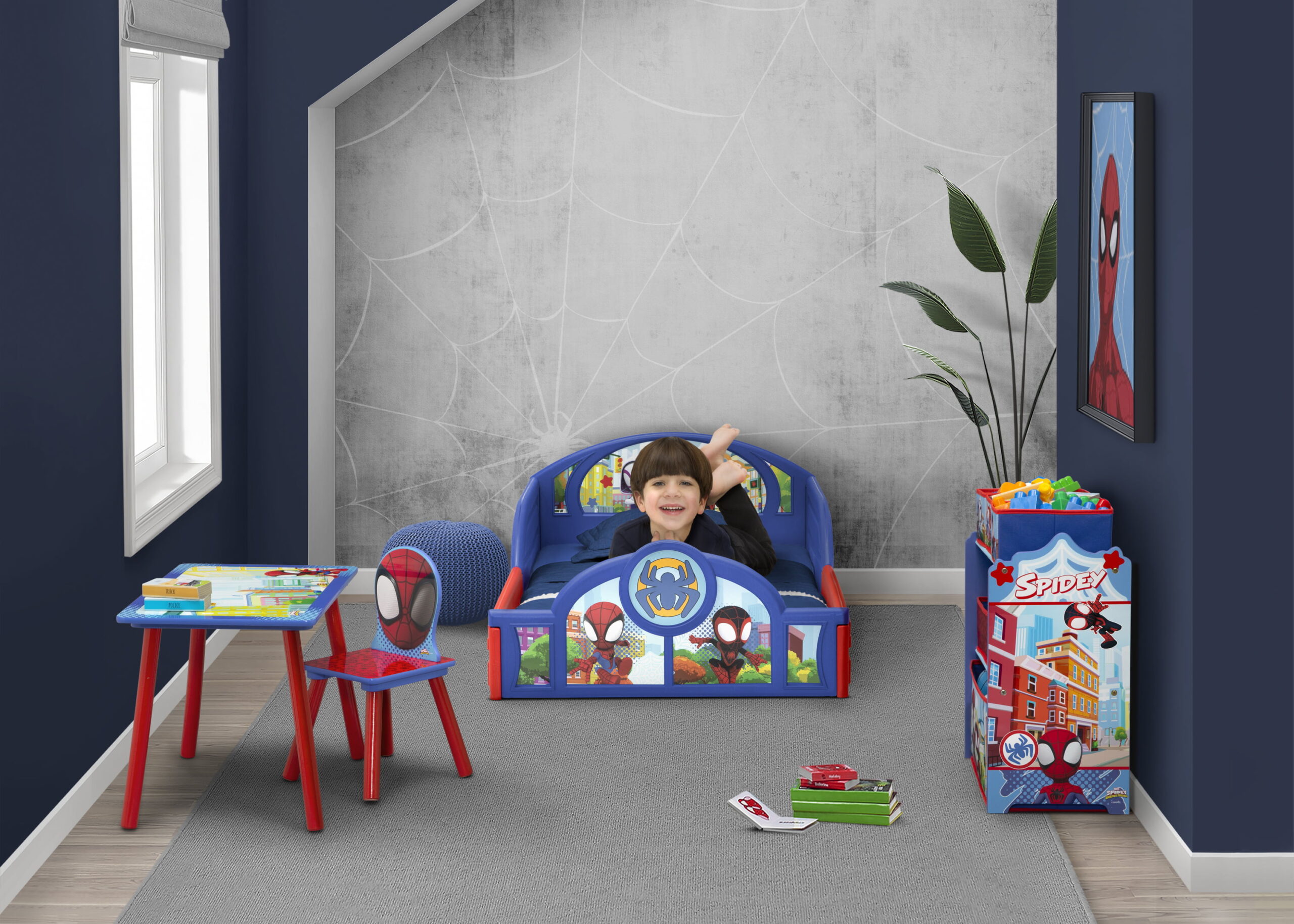 Marvel Spidey & His Amazing Friends Spidey Time 4-Piece Toddler Bedding  Set