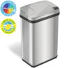 iTouchless 4-Gal Multifunction Sensor Trash Can, Stainless Steel