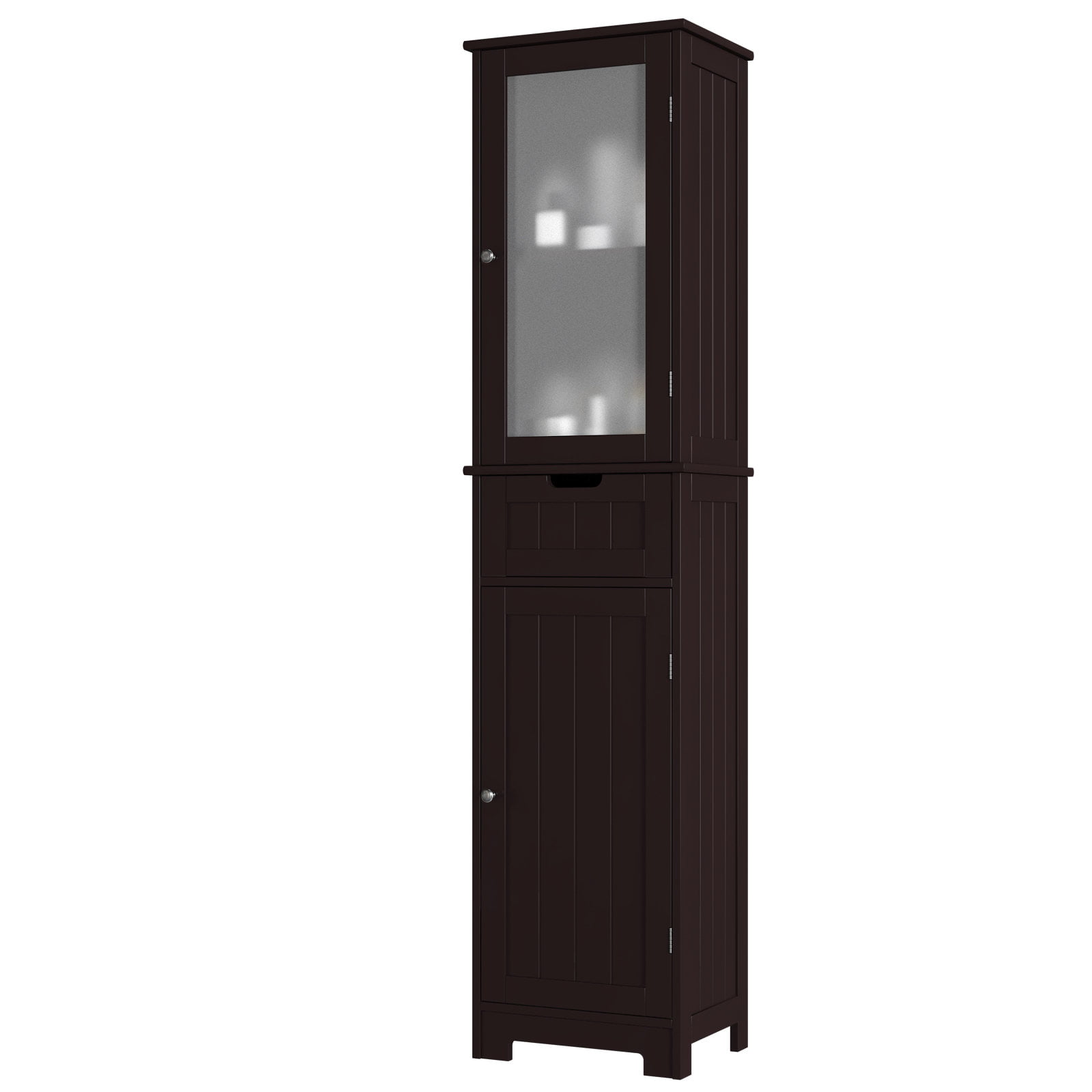 Tall Freestanding Bathroom Storage Cabinet With Drawers And