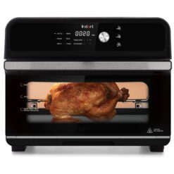 Instant Cuisine 18L Air Fryer and Toaster Oven 7-in-1 Combo, with Bonus Grill/Griddle Plate