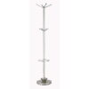 Adesso Quatro Umbrella Stand Coat Rack, Champagne Steel