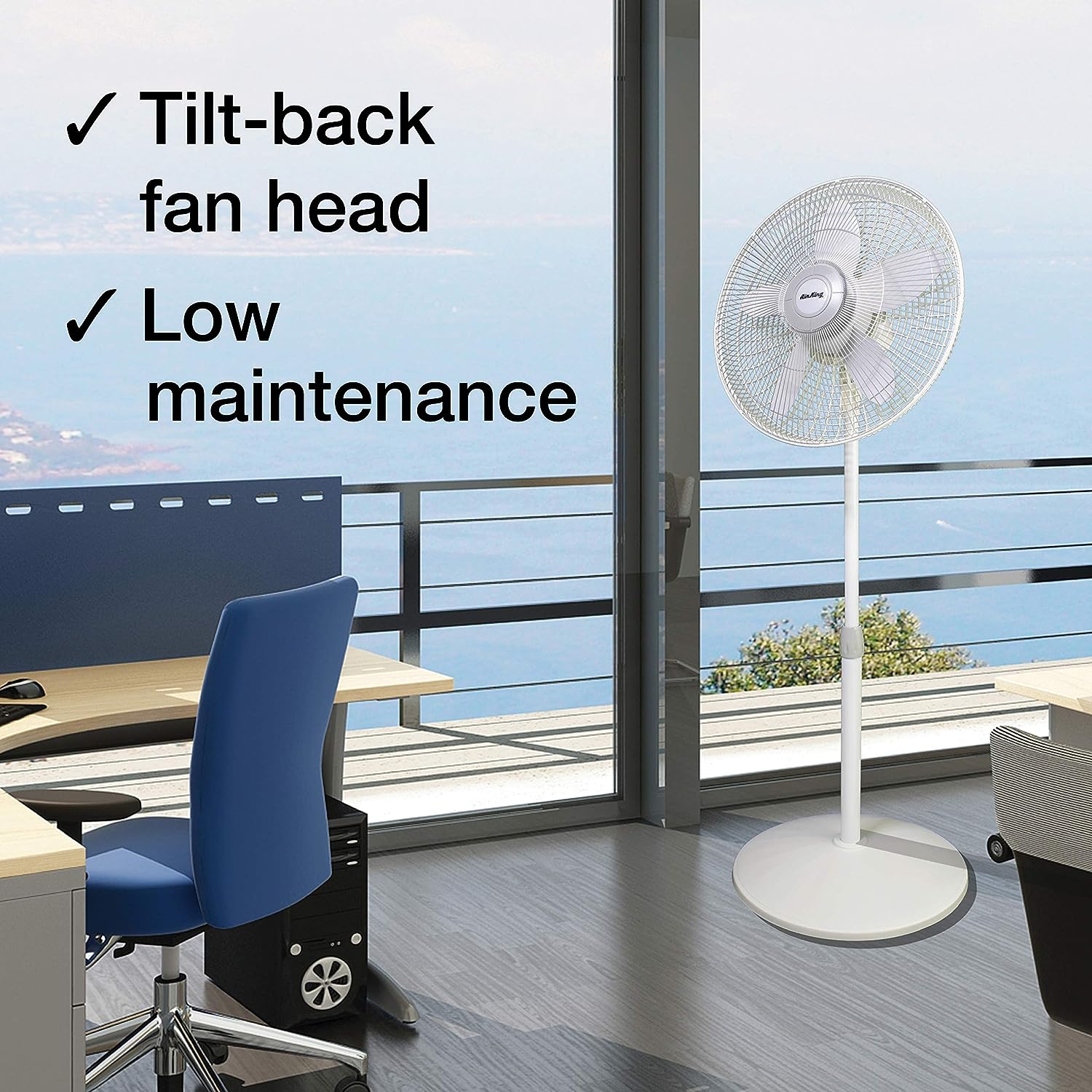 Industrial Grade Pedestal Fans - Air King Oscillating Fan