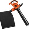 BLACK+DECKER 3-in-1 Electric Leaf Blower, Leaf Vacuum/Mulcher, Corded, 12-Amp (BV6600)